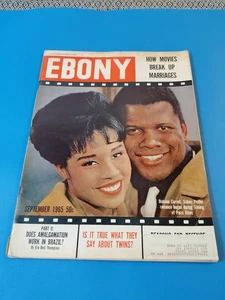 Ebenholz Magazin - September 1965 Diahann Carroll Sidney Poitier Romanze - Brasilien - Bild 1 von 9