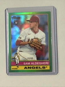 2025 Topps Heritage Sam Aldegheri Green /99 - Bild 1 von 2