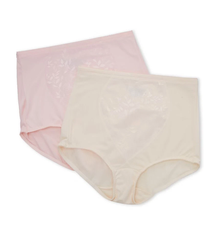 Bali Women's Shapewear Tummy Panel Brief Firm Porcelain/blushing Pink Size JJ