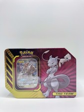 Pokémon Mewtwo & Mew GX Tag Team Tin Englisch NEU / OVP / Sealed