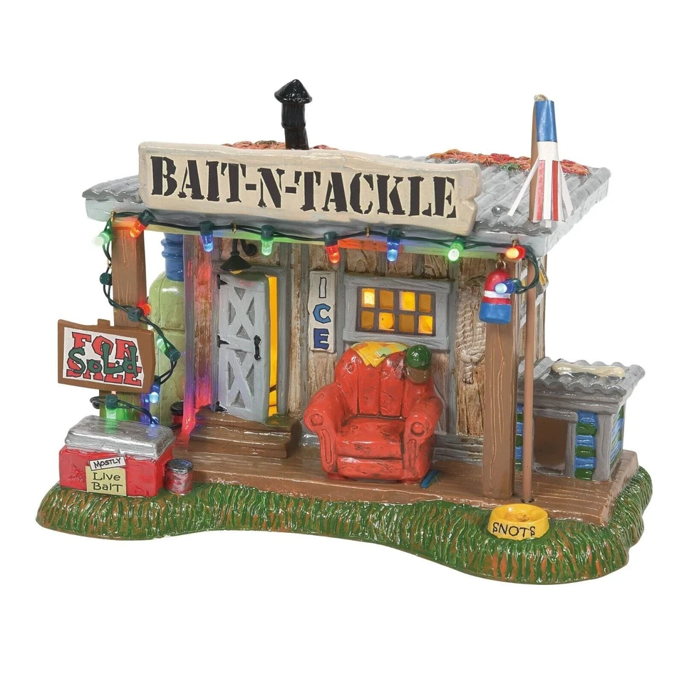 Department 56 Xmas Vac Selling the Bait Shop Figurine (6011426)