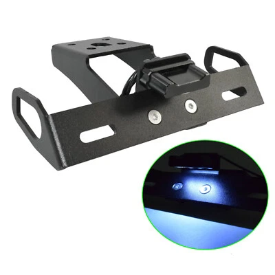 Soporte de matrícula LED para KAWASAKI Ninja ZX 636 6R 2009-2023 ZX-10R 2008-2010 Foto 1 de 4