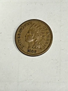 1880 Indian Cent NICE HIGH GRADE - Picture 1 of 2