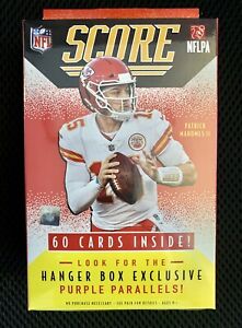 2021 Panini Score Football Hanger Box NFL 60 Trading Cards New Factory Sealed
