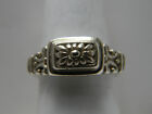 Brighton Designer Signed Sterling Silver Etched Scroll Band Ring Size 8