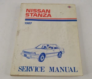 1987 Nissan Stanza Service Manual Factory Repair Book OEM WIRING DIAGRAMS - Bild 1 von 6