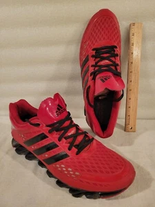 2013 ADIDAS SPRINGBLADE M17311 ROT/SCHWARZ LAUFEN TENNISSCHUHE HERREN GRÖSSE US 13 - Bild 1 von 9