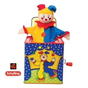 Jouet pop-up Jester Jack in the Box pour enfants par Schylling - flambant neuf - Photo 1/3