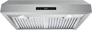Ducted Under Cabinet Stainless Steel Range Hood with 380 CFM Permanent Filters - Picture 1 of 9