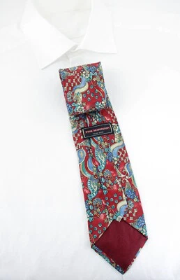 Corbata para hombre TOM HARRISON TALLA ÚNICA seda pura clásica estampada en punta Foto 1 de 4