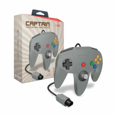 Hyperkin Nintendo 64  "Captain" Premium Controller for N64 - Gray - Image 1 of 4