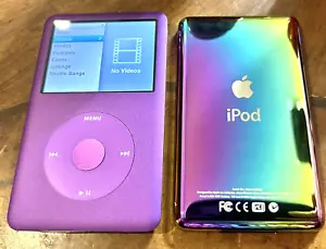 Apple iPod Classic 7ª Generación 128 GB Púrpura Rosa Arco Iris Trasero - Imagen 1 de 4