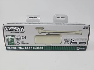 Universal Hardware Light-Duty Aluminum Residential Hold-Open Door Closer UH4011 - Picture 1 of 8