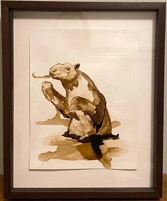 "Giant Ground Sloth" por Alexis Rockman 1999 arte multimedia mixta  Foto 1 de 4