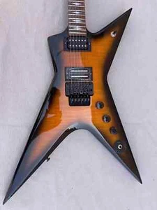 Chitarra elettrica personalizzata Dean Stealth di alta qualità fiamma ciliegio verde oliva - Foto 1 di 4