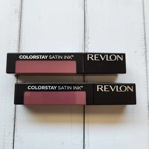 2x Revlon Colorstay Tinta Satinada Líquida Lápiz de Labios, 033 Reina de Cuarzo - Imagen 1 de 2
