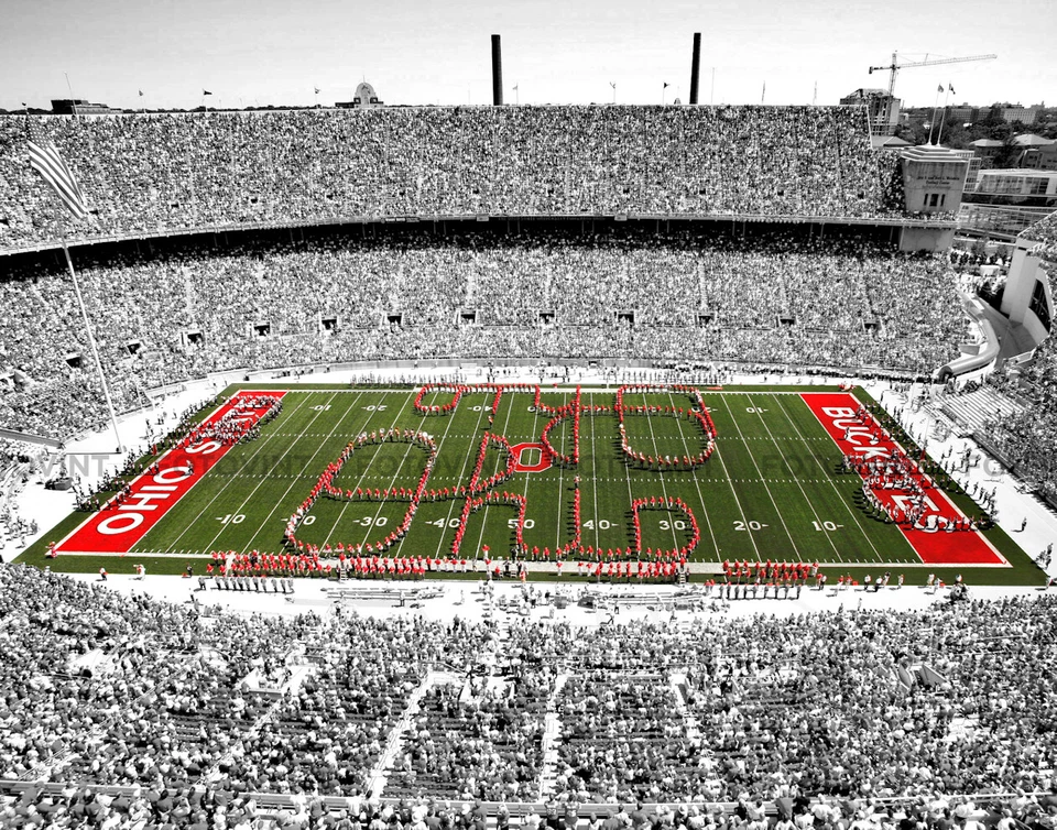 OHIO STATE BUCKEYES STADIUM Photo Picture COLLEGE FOOTBALL SPOTLIGHT 8x10 11x14 - Image 1 of 1
