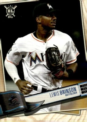 2019 Topps Big League #261 Lewis Brinson Miami Marlins - Image 1 of 2