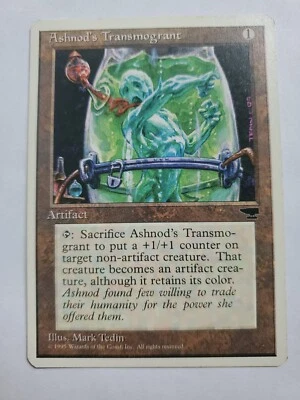 MTG Magic The Gathering Card Ashnod's Transmogrant Artifact Chronicles 1995 - Image 1 of 2