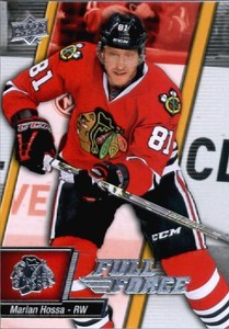 2015-16 Upper Deck Full Force Chicago Blackhawks Hockey Card #94 Marian Hossa