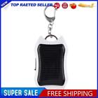 Keychain Power Bank USB Cell Phone Solar Power Bank with LED Light (White)