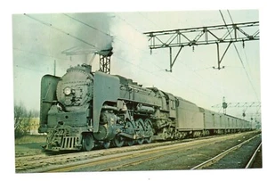 Postal: Locomotora Mohawk 4-8-2 correo rápido, ferrocarril central de Nueva York, como nueva - Imagen 1 de 2