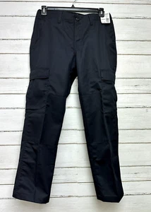 NWT Horace Blue Cargo Work Men's Pants Size Medium Adjustable Waist - Picture 1 of 6