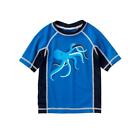 NWT Gymboree Octopus Boys Short Sleeve Blue Rashguard Swim Shirt 12-18 Months