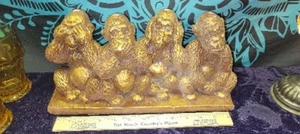 Vintage 4 Weise Affen Keramik Sehen Hören Sprechen & Tun Sie nichts Böses Japan 13" x 6,5" 1962 - Bild 1 von 8