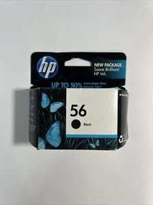 HP Original Ink Cartridge 56 Black C6656AN Option 140 New In Box - Picture 1 of 9