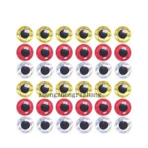 200 pcs 3/4/5/6mm 3D Fishing Lure Eyes Jigs Crafts for Hooks Fly Tying Materials - Picture 1 of 14