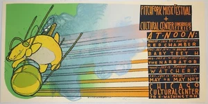 2007 Pitchfork Music Festival Chicago Silkscreen Concert Poster s/n by Jay Ryan - Picture 1 of 1