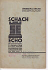 Schach Echo 4.Jg Nr.11 von 05.11.1935 / Weltmeisterschaft in Holland Dr.Aljechin