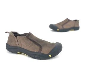 Keen Brixen niedrig braun isoliert wasserdicht Slipper Schuhe Herren Jugend Größe 4 - Bild 1 von 9