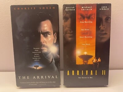 The Arrival + Arrival 2 VHS Sci-Fi Thriller Artisan 1998 & LIVE Ent. 1996 VHS - Image 1 of 4