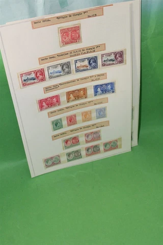 St KITTS & NEVIS Commonwealth MNH 1931-1957 w/ SPECIMEN Ex-UPU Stamp Collection Cover