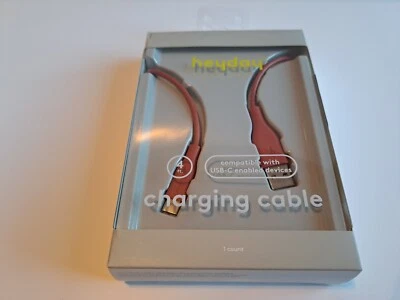 Heyday 4ft USB-C to USB Charging Cable - red - Image 1 of 2