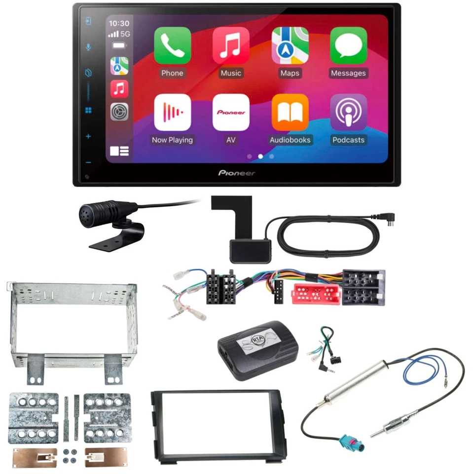 Pioneer SPH-DA77DAB CarPlay Android Auto Digitaltadio Einbauset für Kia Cee'd ED - Bild 1 von 1