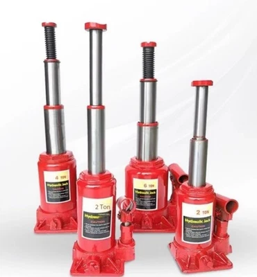 Gato hidráulico vertical de doble efecto 2T manivela extendida para vehículos Foto 1 de 4