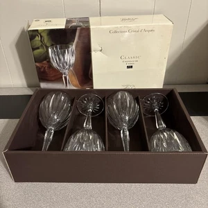 VINTAGE CRISTAL D'ARQUES MASKERADE 4ER SET FRANKREICH KRISTALL WEINGLÄSER 8 1/4 OZ. - Bild 1 von 8