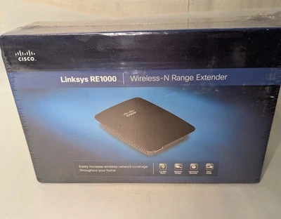 Cisco Linksys Wireless-N Range Extender RE1000 NEW SEALED FREE SHIPPING  - Image 1 of 4