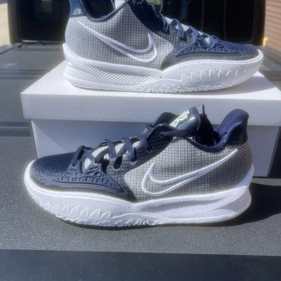 Men Size 13.5 Nike Kyrie Low 4 TB PROMO College Navy DM5041-400 Basketball Shoe - Image 1 of 4