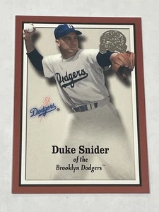 2000 Fleer Greats of the Game Baseball #36 - Duke Snider - Brooklyn Dodgers - Picture 1 of 2