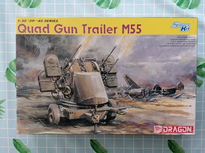DRAGON 1/35 QUAD GUN TRAILER M55 SMART KIT N° 6421 - Immagine 1 di 4