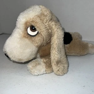 Vintage Animal Fair Dukes of Hazzard Flash Basset Hound 10 Zoll Stofftier Plüsch 1982 RAR - Bild 1 von 12