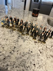 VINTAGE MARX PRESIDENTS OF THE UNITED STATES 36 MINIATUREN Washington-Nixon - Bild 1 von 12