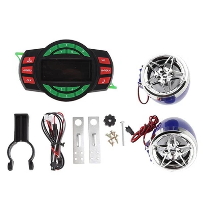 USB Bluetooth Waterproof Motorbike Audio Radio Sound System - Image 1 of 4
