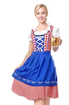 Vestido/disfraz Dirndl alemán para mujer, Oktoberfest, bávaro talla XL 🍺 Foto 1 de 2