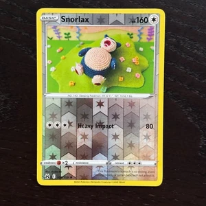 Snorlax 109/159 Pokemon Crown Zenith Sword & Shield Reverse Holo Rare Card NM - Picture 1 of 2