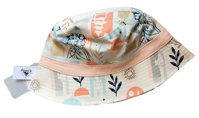 Disney Princesa Sombrero Cubo Mujeres Niñas Pasteles Floral Sol Sombrero Verano Gorra Moana  Foto 1 de 3